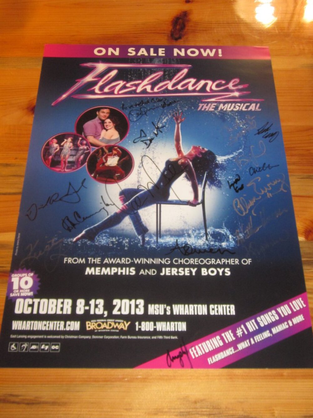 Flashdance Lobby Card Autographed 2013 - Picture 5 of 5